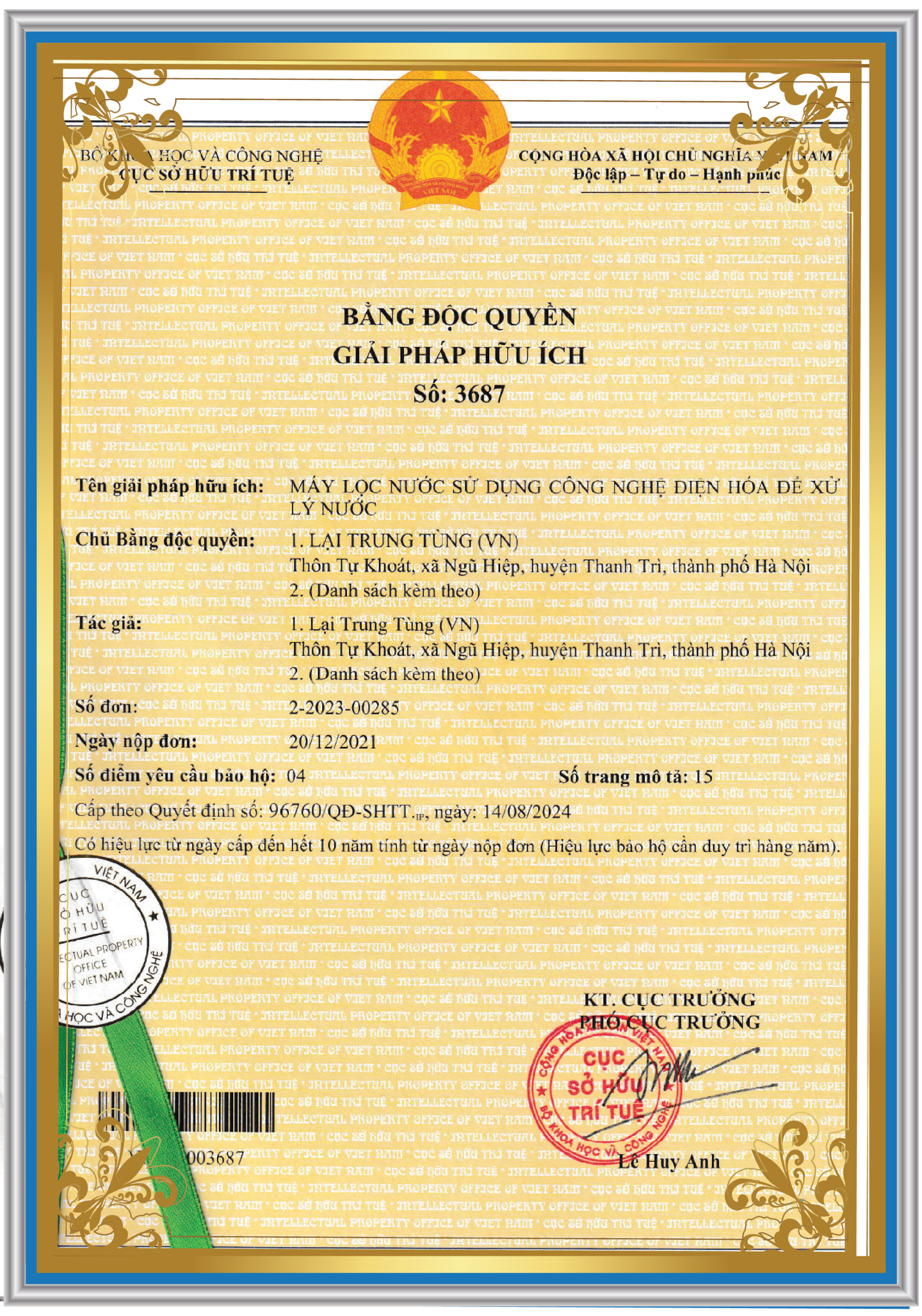 CHỨNG TỪ PHÁP LÝ ETUGI 2026-03